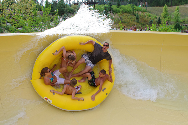 Avalanche water slide at Silverwood